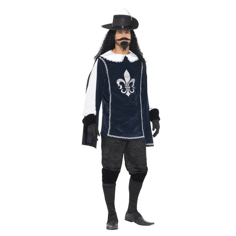 Musketeer Male Costume, With Top, Hat 6 Musketeer Male Costume, With Top, Hat - Image 4