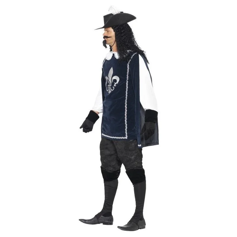 Musketeer Male Costume, With Top, Hat 4 Musketeer Male Costume, With Top, Hat - Image 2