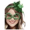 Paddy's Day Shamrock Glitter Party Specs -Joker Scostumemega Store paddys day shamrock glitter party specs 811090