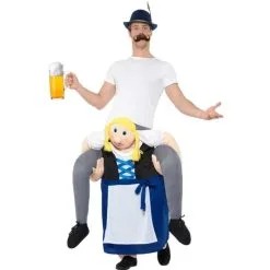 Piggyback Bavarian Beer Maiden Costume