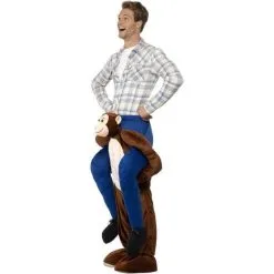 Piggyback Monkey Costume -Joker Scostumemega Store piggyback monkey costume 999094