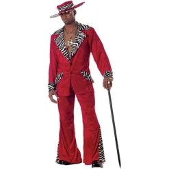California Costumes Pimp/Adult Red