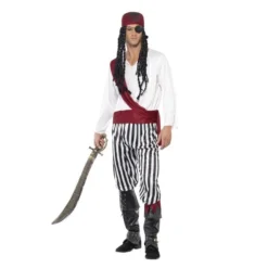 Pirate Man Costume -Joker Scostumemega Store pirate man costume 243798