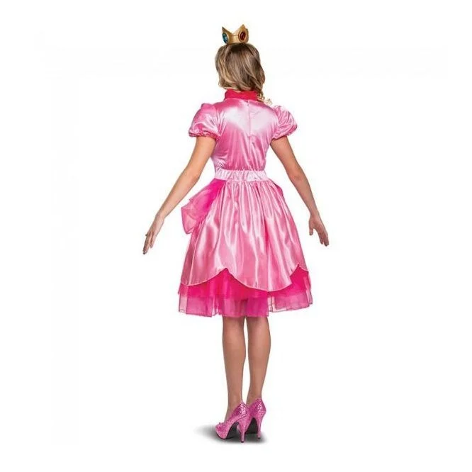 Disguise Costumes Princess Peach Deluxe Adult (2020) Costume 4 Disguise Costumes Princess Peach Deluxe Adult (2020) Costume - Image 2