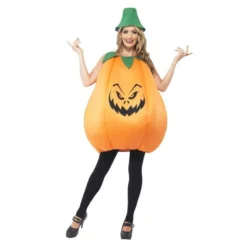 Pumpkin Costume Orange & Green -Joker Scostumemega Store pumpkin costume orange green 740909