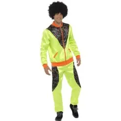 Retro Shell Suit Costume, Mens