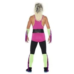Retro Wrestler Costume -Joker Scostumemega Store retro wrestler costume 238512