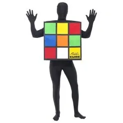 Rubik's Cube Unisex Costume -Joker Scostumemega Store rubiks cube unisex costume 827751