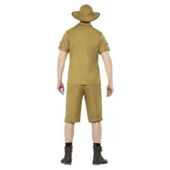 Safari Man Costume, Brown -Joker Scostumemega Store safari man costume brown 456128