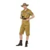 Safari Man Costume, Brown -Joker Scostumemega Store safari man costume brown 967447