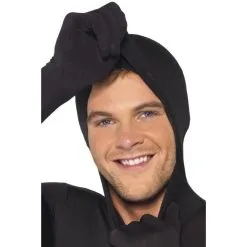 Second Skin Suit Black -Joker Scostumemega Store second skin suit black 745594