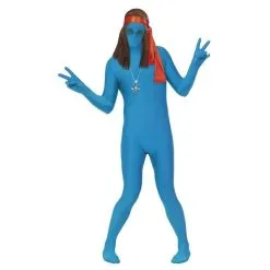 Second Skin Suit, Blue -Joker Scostumemega Store second skin suit blue 851303