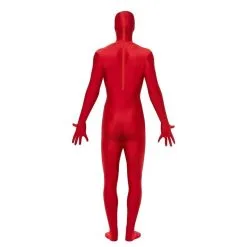 Second Skin Suit, Red -Joker Scostumemega Store second skin suit red 744352