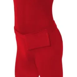 Second Skin Suit, Red -Joker Scostumemega Store second skin suit red 927558