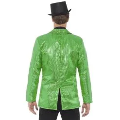 Sequin Jacket, Green -Joker Scostumemega Store sequin jacket green 589391