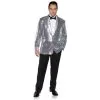 Underwraps Sequin Jacket Silver (Uw) 1 Underwraps Sequin Jacket Silver (Uw) -Joker Scostumemega Store sequin jacket silver uw 887855
