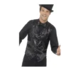 Sequin Waistcoat, Black -Joker Scostumemega Store sequin waistcoat black 662944
