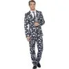 Skeleton Suit Black & White -Joker Scostumemega Store skeleton suit black white 627894