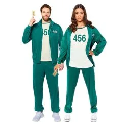 AMSCAN Squid Game Contestant Costume ( Player 456) 7 AMSCAN Squid Game Contestant Costume ( Player 456) -Joker Scostumemega Store squid game contestant costume player 456 683704