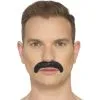 The Horseshoe Moustache - Black -Joker Scostumemega Store the horseshoe moustache black 705036