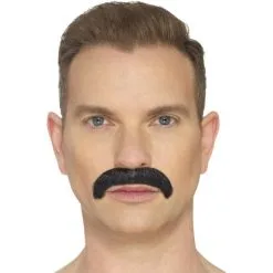 The Horseshoe Moustache - Black