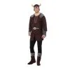 Viking Man Costume, Brown -Joker Scostumemega Store viking man costume brown 175950
