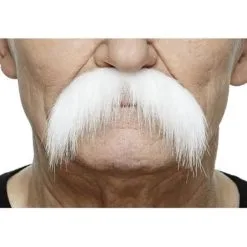 White Mexican Moustache
