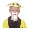White Oriental Beard And Moustache Small -Joker Scostumemega Store white oriental beard and moustache small 472742