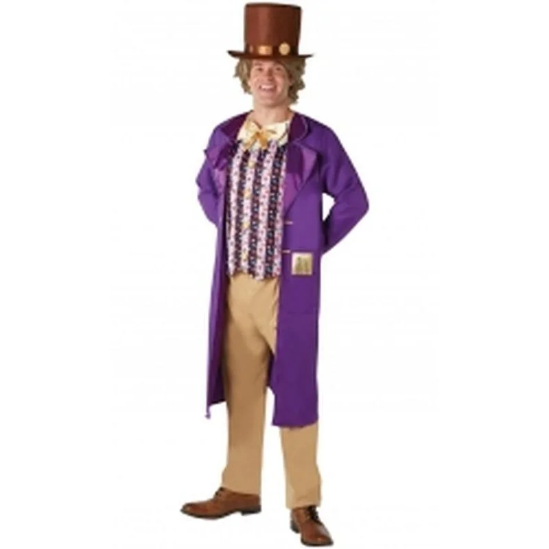 Willy Wonka Deluxe Costume Size Std 3 Willy Wonka Deluxe Costume Size Std